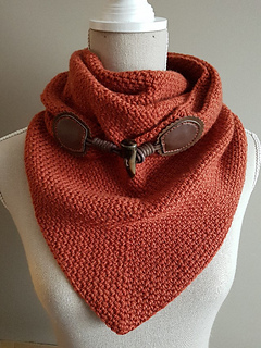stitch crochet y scarf stitch moss Ravelry: triangle button with crochet