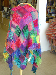 garter stitch triangle shawl