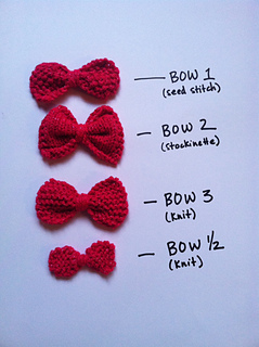 Ravelry Cornflower Blue Studio Patterns 3 1 2 Ways To Knit A Bow