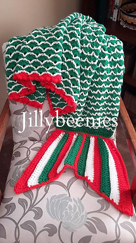 Irish_flag_colored_mermaid_tail_blanket_medium
