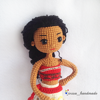 crochet r hook Moana by pattern Princess handmade Ravelry: Amigurumi jossa