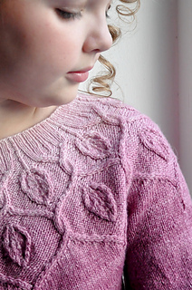 Dancing Leaves Sweater pattern by Pelykh Natalie