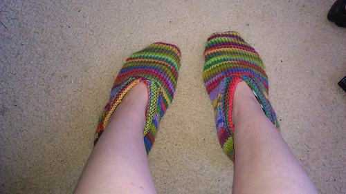 mens knitted slippers