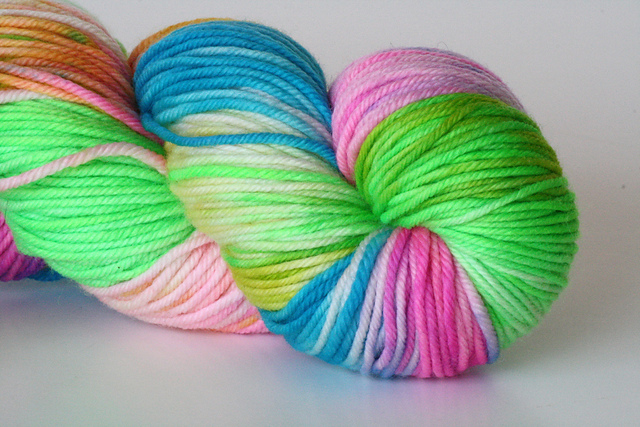 Yarn Loft "Starburst" on Worsted Superwash