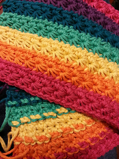 crochet learn how Star Dishcloth/ Stitch Baby Ravelry: Washcloth Crochet