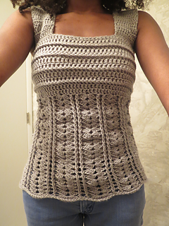 tank strap wide pattern crochet ravelry patterns maz kwok