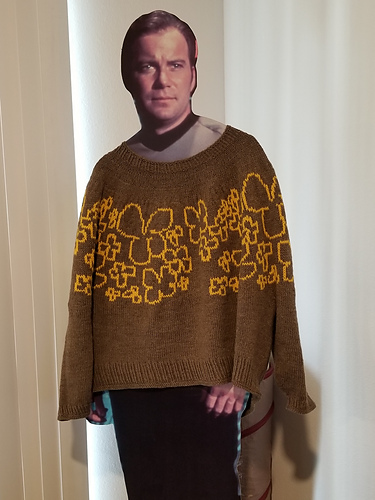 finished knitting this sweater a year ago, finally took pictures ...