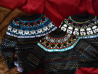 Ravelry: Fairisle Patterns from the Movie Star Wars pattern by Sarah Bradberry